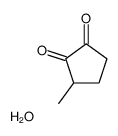 3-METHYLCYCLOPENTANE-1,2-DIONE HYDRATE Structure