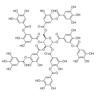 Tannic acid Structure
