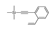 2-(2-ethenylphenyl)ethynyl-trimethylsilane Structure