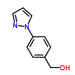 4-(1-吡唑基)苄醇结构式
