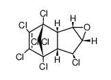 (+/-)-trans-Heptachlorepoxid Structure
