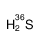sulfur-36 atom Structure