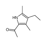 Ethanone, 1-(4-ethyl-3,5-dimethyl-1H-pyrrol-2-yl)- (9CI)结构式