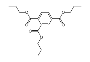Tripropyl benzene-1, 2, 4-tricarboxylate Structure