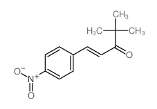 1-Penten-3-one,4,4-dimethyl-1-(4-nitrophenyl)-结构式