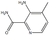 3-Amino-4-methyl-pyridine-2-carboxylic acid amide Structure