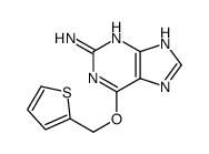 6-(thiophen-2-ylmethoxy)-7H-purin-2-amine Structure