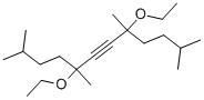 2,5,8,11-四甲基-5-癸炔-4,7-二醇,乙氧基化物结构式
