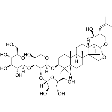 假马齿苋皂苷C结构式
