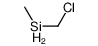 (Chloromethyl)(methyl)silane结构式