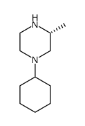 (R)-1-环己基-3-甲基哌嗪结构式