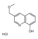 3-(methoxymethyl)quinolin-8-ol,hydrochloride Structure