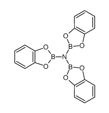 tris(1,3,2-benzodioxaborol-2-yl)-amine结构式