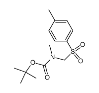 tert-butyl N-methyl-N-(tosylmethyl)carbamate Structure