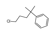 (4-chloro-1,1-dimethyl-butyl)-benzene Structure