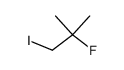 1-碘-2-氟-2-甲基丙烷结构式