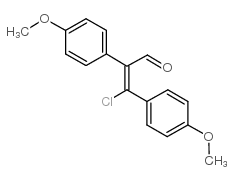 3-氯-2,3-双(4-甲氧苯基)丙烯醛(Windorphen)结构式