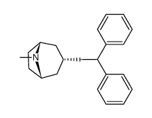 3endo-(2,2-diphenyl-ethyl)-tropane Structure