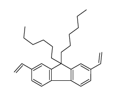 2,7-bis(ethenyl)-9,9-dihexylfluorene结构式