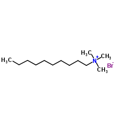 N,N,N-Trimethyldecan-1-aminium bromide structure