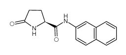 (2S)-N-2-萘基-5-氧代-2-吡咯烷甲酰胺结构式