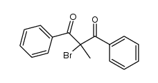 2-bromo-2-methyl-1,3-diphenyl-propane-1,3-dione Structure