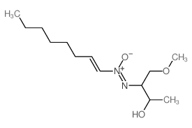 2-Butanol,4-methoxy-3-[(1E)-2-[(1Z)-1-octenyl]-2-oxidodiazenyl]-, (2S,3S)- Structure