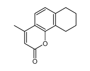 4-methyl-7,8,9,10-tetrahydrobenzo[h]chromen-2-one结构式