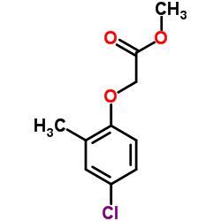 4-氯-2-甲基苯氧基乙酸甲酯结构式