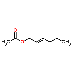 反式-2-己烯-醋酸盐结构式