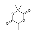 3,3,6-trimethyl-1,4-dioxane-2,5-dione Structure