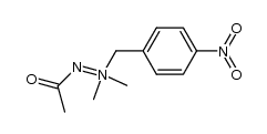 N,N-dimethyl-p-nitrobenzylamine N-acetylimide Structure