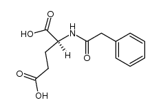 N-phenylacetyl-L-glutamic acid Structure