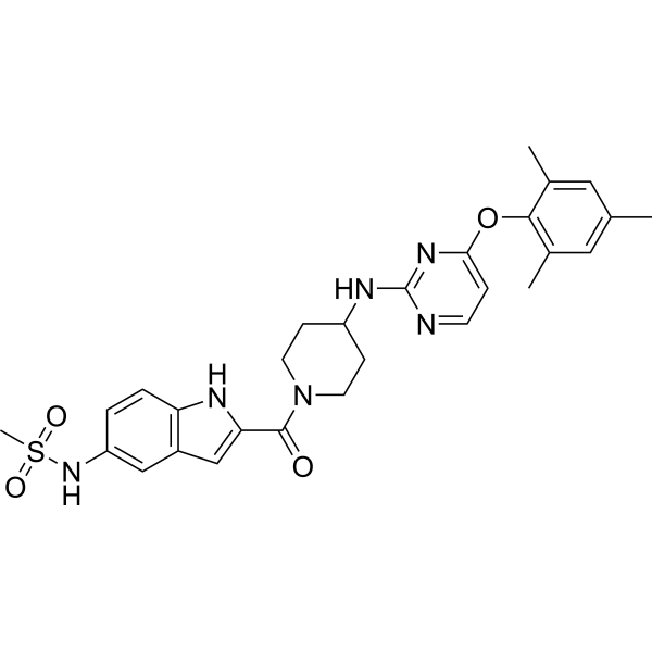 HIV-1 inhibitor-55 Structure