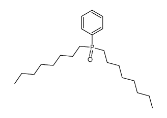 dioctylphenylphosphine oxide Structure