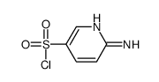6-aminopyridine-3-sulfonyl chloride structure