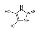 1,3-二氢-4,5-二羟基-2H-咪唑-2-硫酮结构式