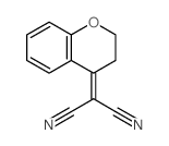 Propanedinitrile,2-(2,3-dihydro-4H-1-benzopyran-4-ylidene)- Structure