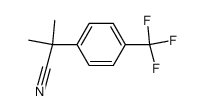2-Methyl-2-(4-trifluoromethyl-phenyl)-propionitrile结构式