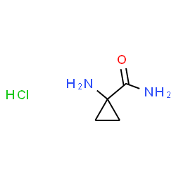 1-氨基环丙烷-1-羧酰胺盐酸盐结构式