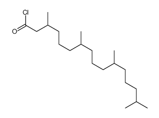 3,7,11,15-tetramethylhexadecanoyl chloride Structure