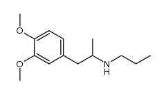 N-(1-(3,4-dimethoxyphenyl)propan-2-yl)propan-1-amine结构式