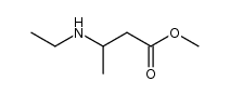 methyl β-ethylaminobutanoate结构式