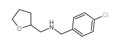 (4-氯苄基)-(四氢呋喃-2-甲基)-胺结构式