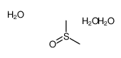 methylsulfinylmethane,trihydrate Structure