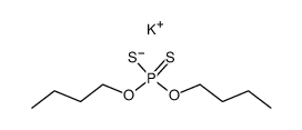 potassium O,O-dibutyl dithiophosphate结构式