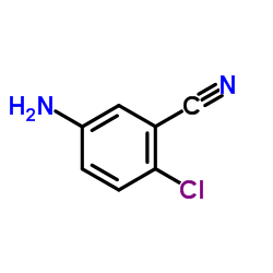 3-氰基-4-氯苯胺结构式
