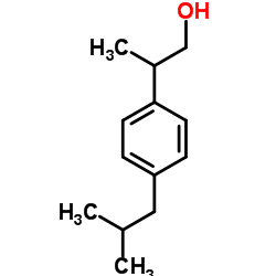2-(4-异丁基苯基)丙-1-醇结构式
