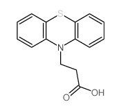 3-(10H-吩噻嗪-10-基)丙酸结构式