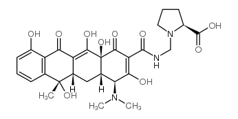 Prolinomethyltetracycline结构式